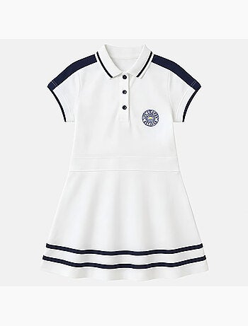 Lee Cooper - Robe fille style polo manches courtes