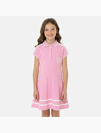 Lee Cooper - Robe fille style polo manches courtes