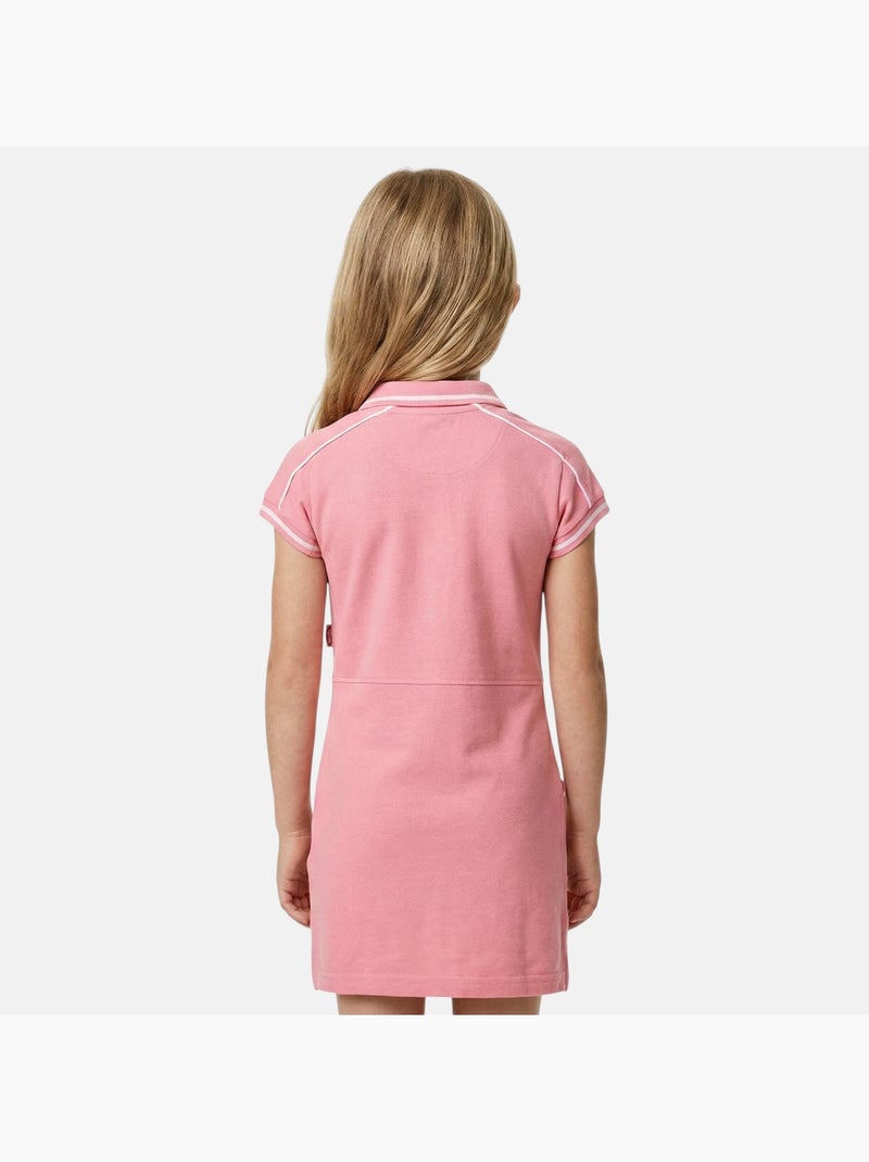 Lee Cooper - Robe fille style polo manches courtes Rose - Kiabi