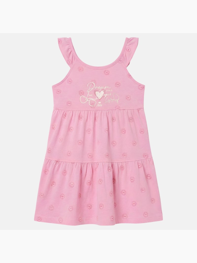 Lee Cooper - Robe motifs sans manches Rose clair - Kiabi