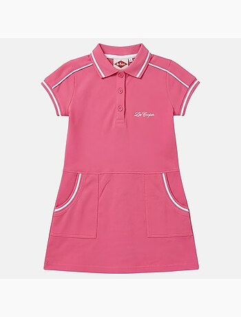 Lee cooper - robe polo boutonnée manches courtes, col polo
