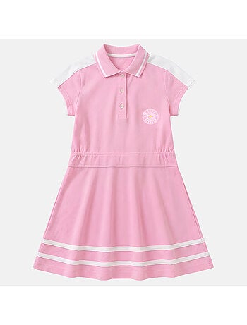 Lee cooper - robe polo manches courtes, patte boutonnée