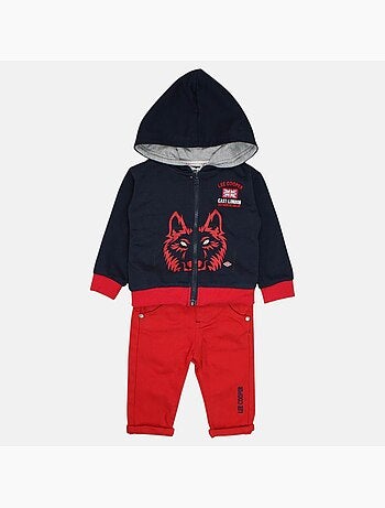 Lee cooper - set baby jas met capuchon en broek