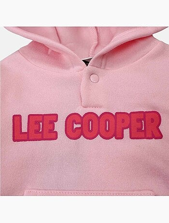 Lee Cooper - Set baby meisje hoodie en joggingbroek met gewatteerde jas
