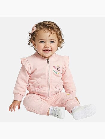 Lee Cooper - Set baby meisje jas en joggingbroek