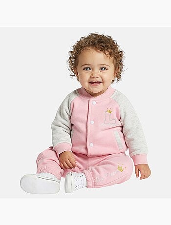 Lee Cooper - Set baby meisje jas en joggingbroek