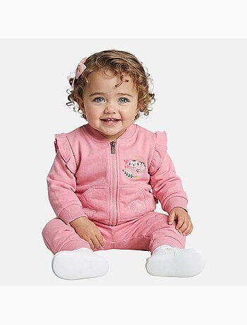 Lee Cooper - Set baby meisje jas en joggingbroek