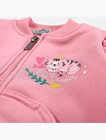 Lee Cooper - Set baby meisje jas en joggingbroek