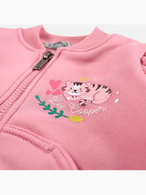 Lee Cooper - Set baby meisje jas en joggingbroek - Kiabi