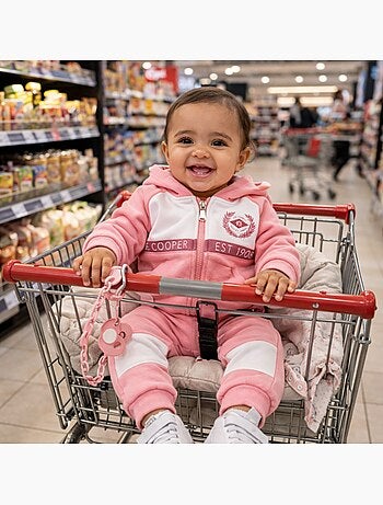 Lee Cooper - Set baby meisje jas met capuchon en joggingbroek
