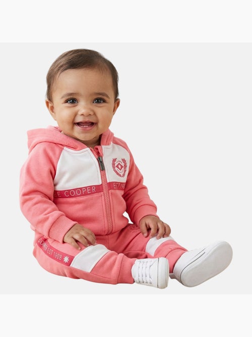 Lee Cooper - Set baby meisje jas met capuchon en joggingbroek - Kiabi
