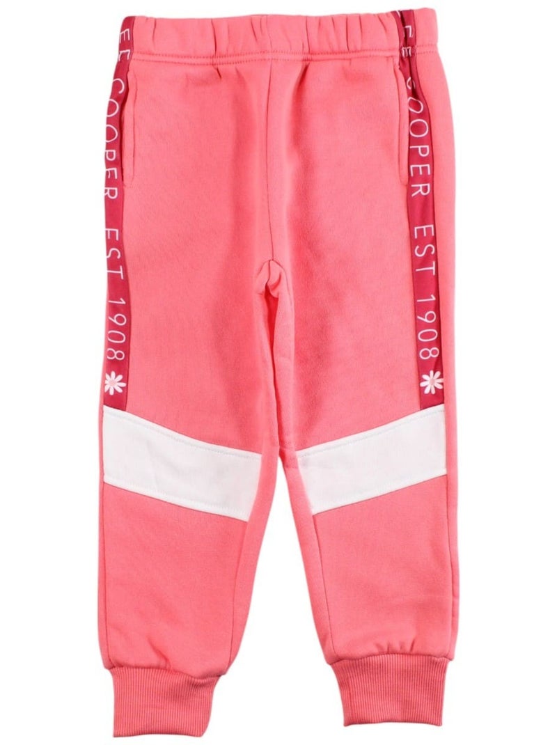 Lee Cooper - Set baby meisje jas met capuchon en joggingbroek Roze - Kiabi