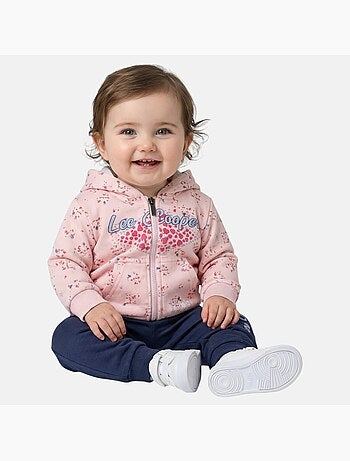 Lee Cooper - Set baby meisje jas met capuchon en joggingbroek