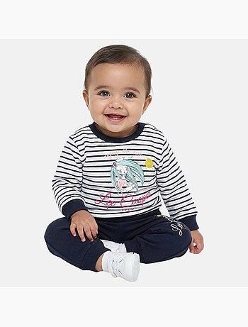 Lee Cooper - Set baby meisje sweater en joggingbroek