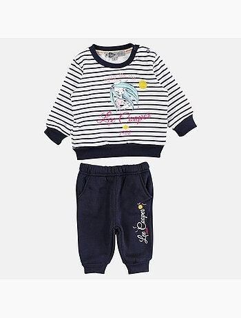 Lee Cooper - Set baby meisje sweater en joggingbroek