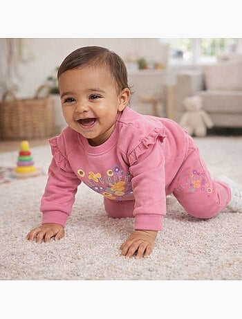 Lee Cooper - Set baby meisje sweater en joggingbroek