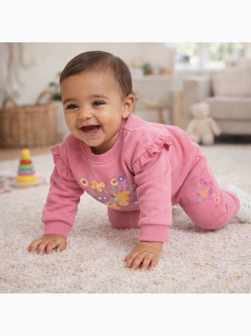 Lee Cooper - Set baby meisje sweater en joggingbroek - Kiabi