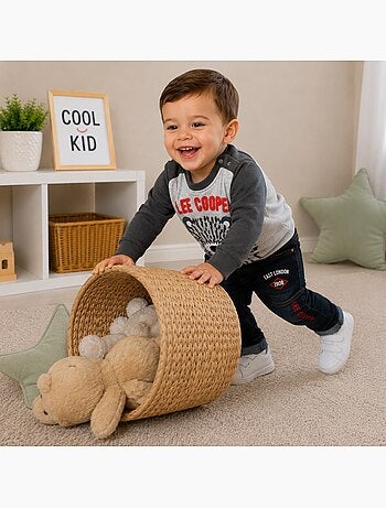 Lee Cooper - Set baby sweater en broek bedrukt