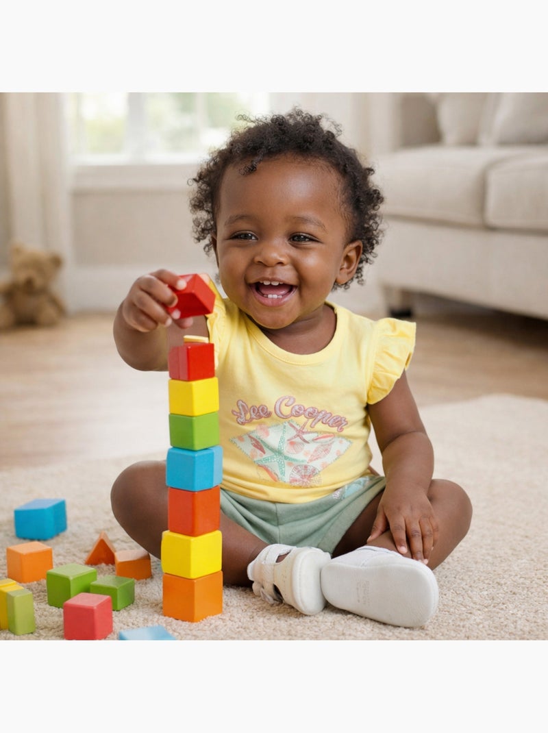 Lee Cooper - Set baby T-shirt en short Geel - Kiabi