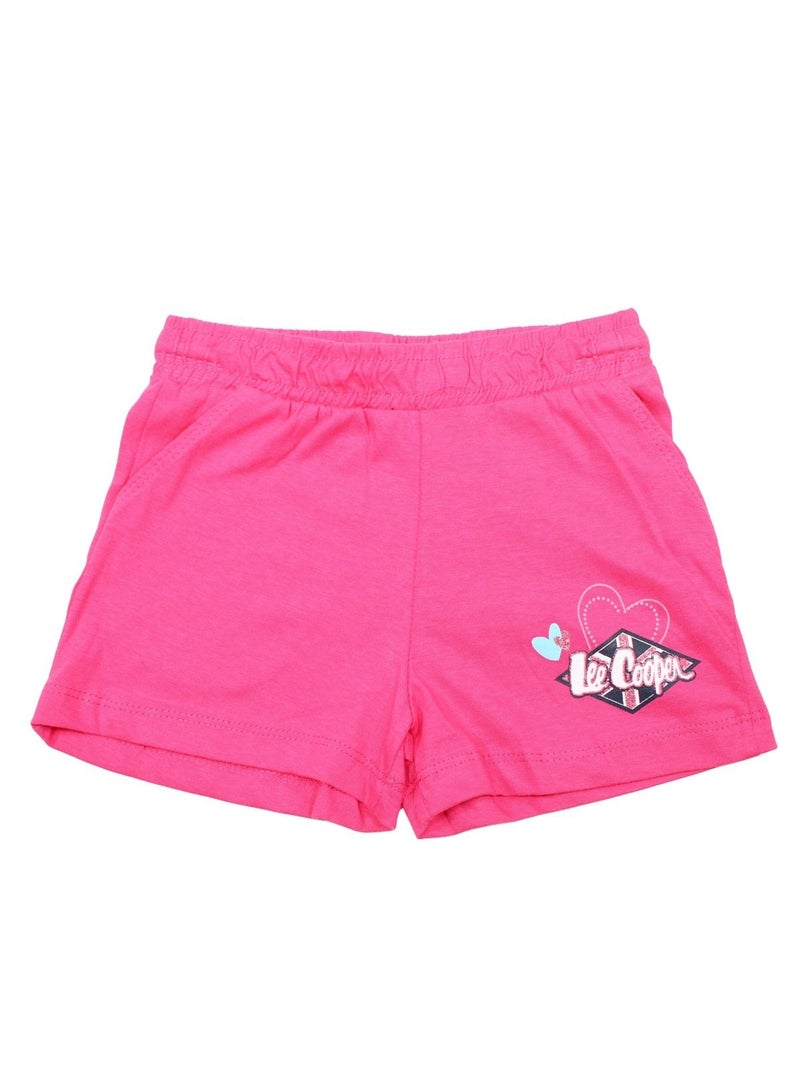 Lee Cooper - Set baby T-shirt en short Roze - Kiabi