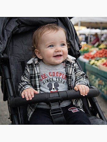 Lee cooper - set baby t-shirt lange mouwen met jas en broek