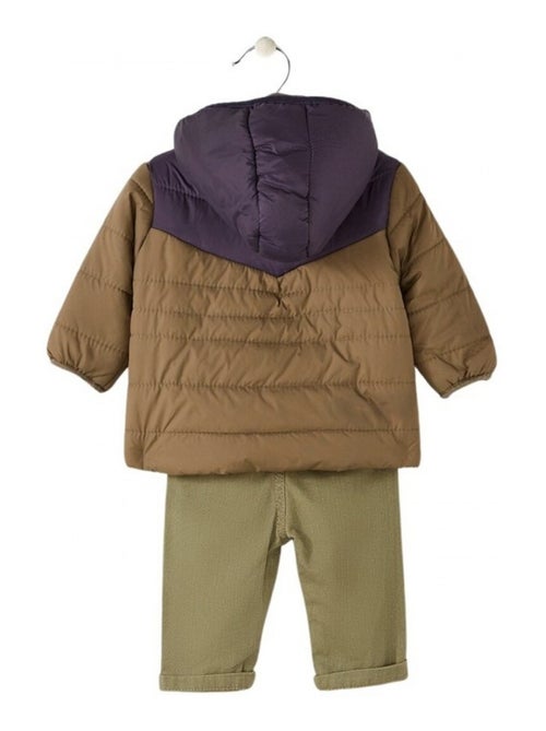 Lee Cooper - Set baby T-shirt lange mouwen met jas en broek - Kiabi