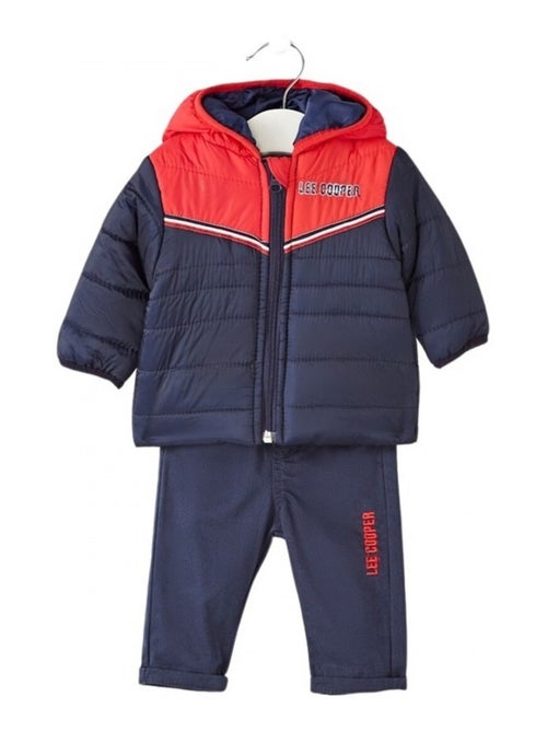 Lee Cooper - Set baby T-shirt lange mouwen met jas en broek - Kiabi