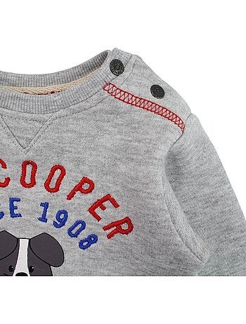 Lee cooper - set baby t-shirt lange mouwen met jas en broek