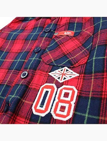 Lee cooper - set baby t-shirt met overhemd en broek