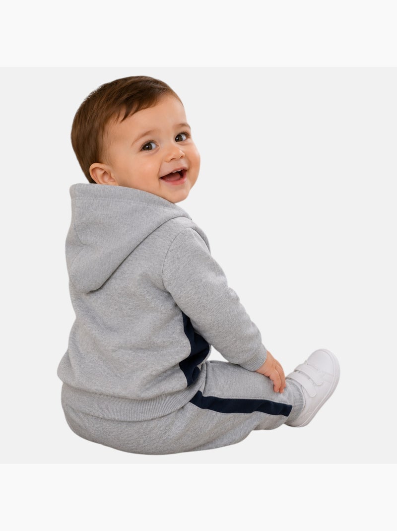 Lee Cooper - Set hoodie en joggingbroek baby Grijs - Kiabi