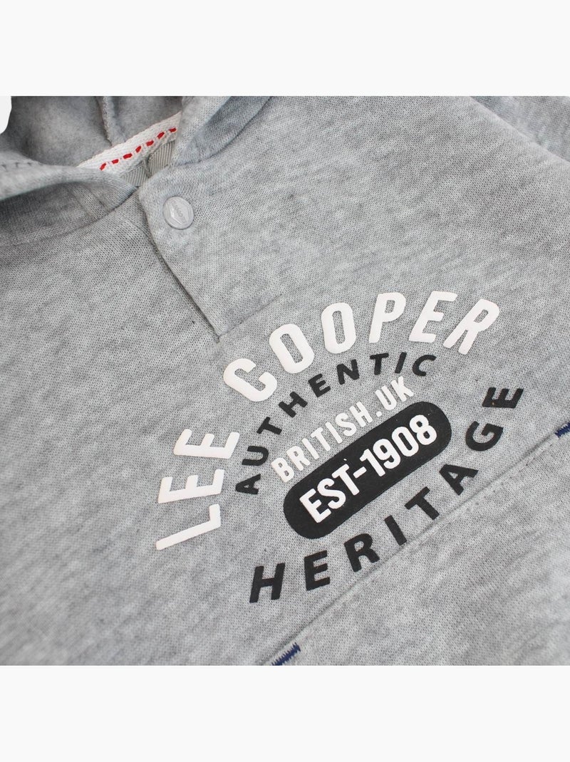 Lee Cooper - Set hoodie en joggingbroek baby Grijs - Kiabi