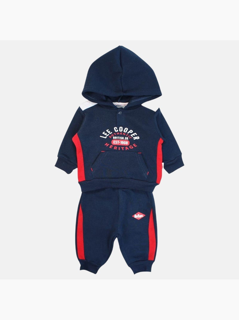 Lee Cooper - Set hoodie en joggingbroek baby Marineblauw - Kiabi