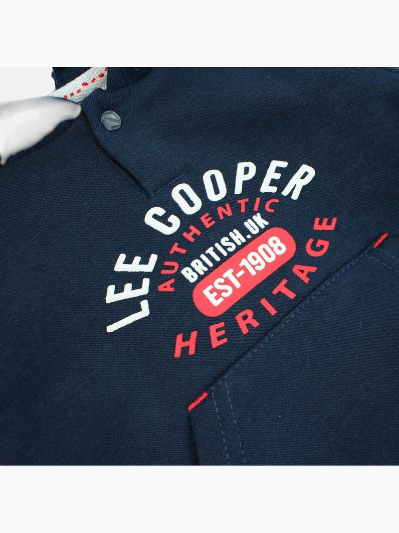 Lee Cooper - Set hoodie en joggingbroek baby Marineblauw - Kiabi