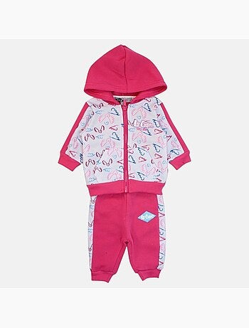 Lee Cooper - Set jas met capuchon en joggingbroek baby meisje