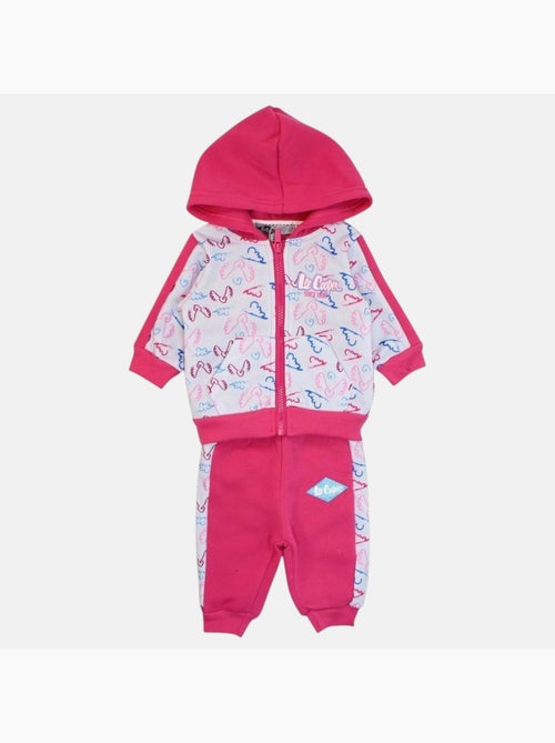 Lee Cooper - Set jas met capuchon en joggingbroek baby meisje - Kiabi