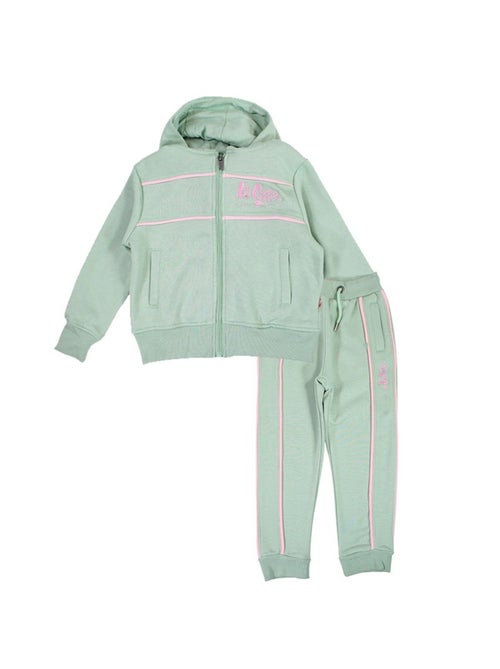 Lee Cooper - Set meisje jas met capuchon en joggingbroek - Kiabi