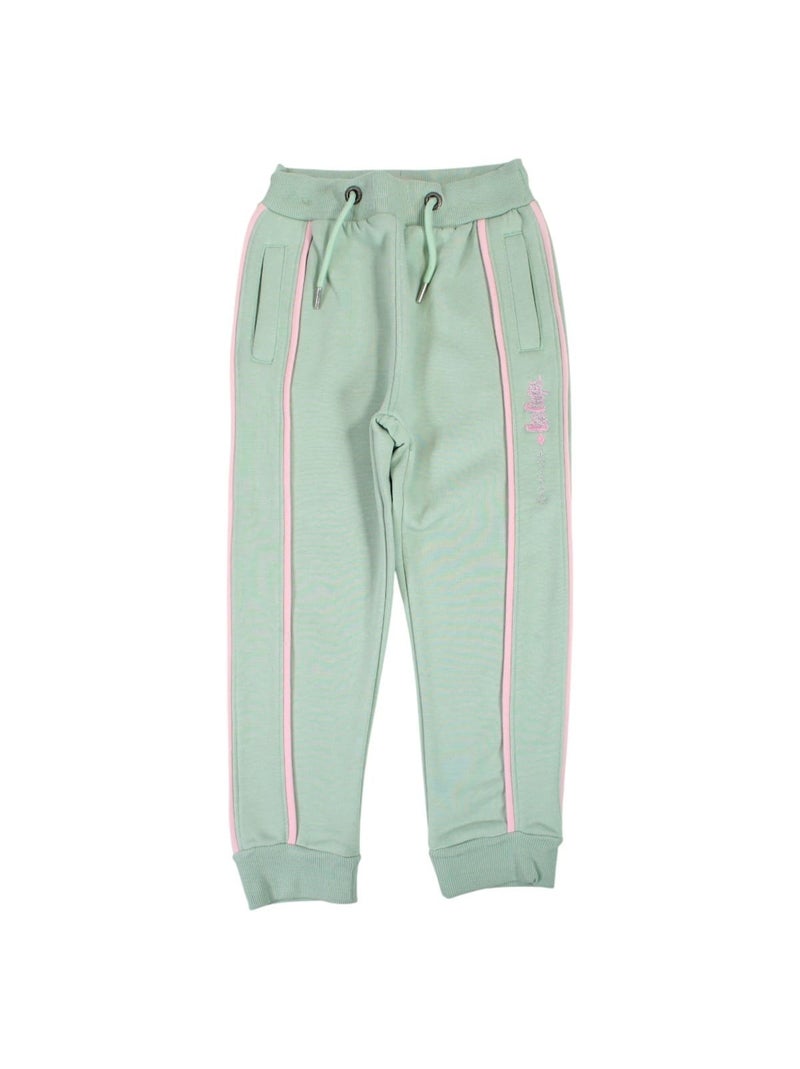 Lee Cooper - Set meisje jas met capuchon en joggingbroek Groen - Kiabi