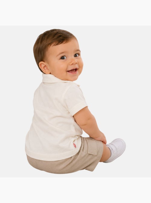 Lee Cooper - Set overhemd en short baby jongen bedrukt - Kiabi