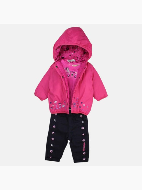 Lee Cooper - Set T-shirt en broek met hoodie vest baby - Kiabi