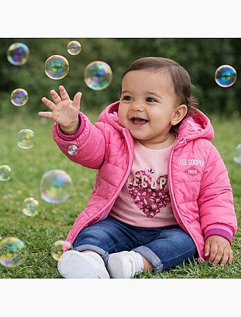 Lee Cooper - Set T-shirt en broek met hoodie vest baby