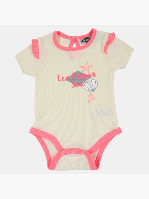 Lee Cooper - Set van 2 bodys en broek met strandmotief - Kiabi