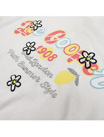 Lee cooper - set van t-shirt en bijpassende short met patronen