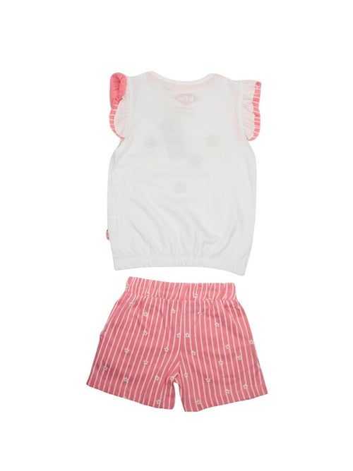 Lee cooper - set van t-shirt en bijpassende short met patronen - Kiabi