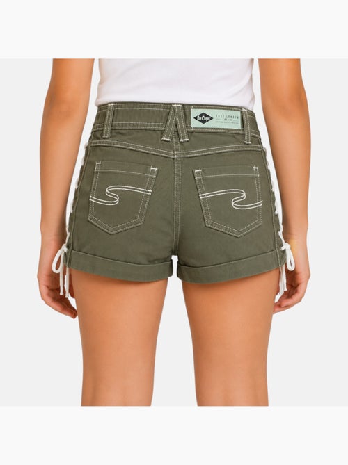 Lee Cooper - Short en jeans fille avec decor tressé - Kiabi
