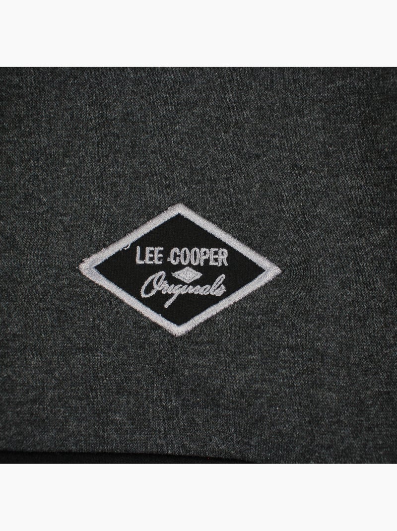 Lee cooper - sweat à capuche 2 couleurs homme Noir - Kiabi