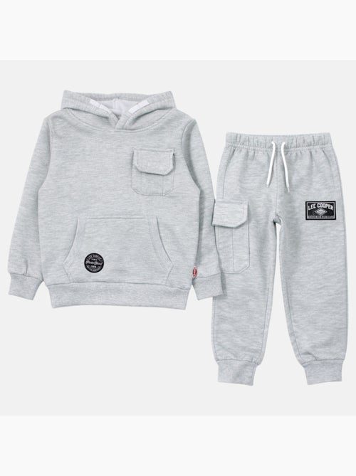 Lee Cooper - Sweat à capuche avec poche et pantalon de jogging - Kiabi