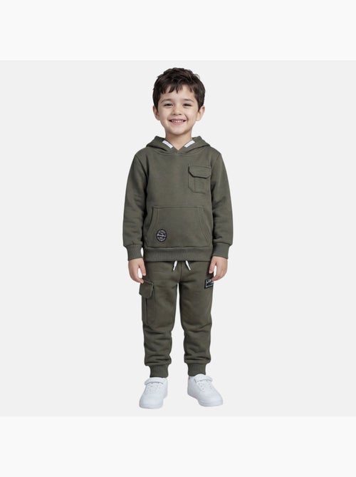 Lee Cooper - Sweat à capuche avec poche et pantalon de jogging - Kiabi