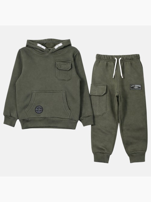 Lee Cooper - Sweat à capuche avec poche et pantalon de jogging - Kiabi