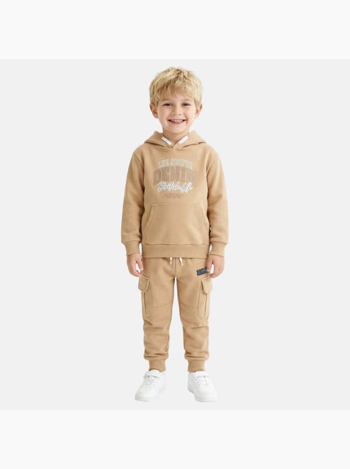 Lee Cooper - Sweat à capuche et pantalon de jogging avec imprimé - Kiabi