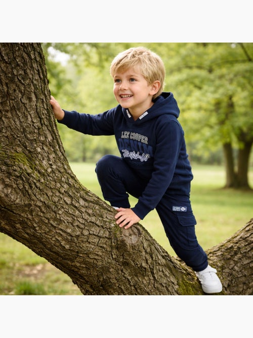 Lee Cooper - Sweat à capuche et pantalon de jogging avec imprimé - Kiabi